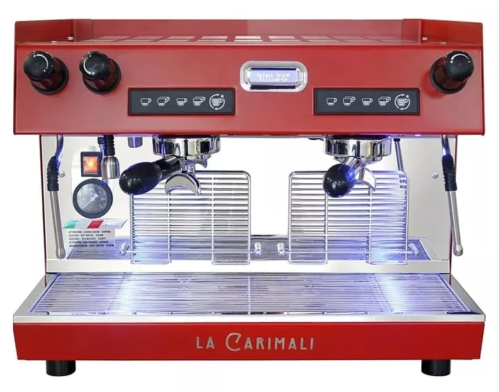 Кофемашина Carimali Nimble NI-E02-H-02-NL 2 Gr высокие группы, красная