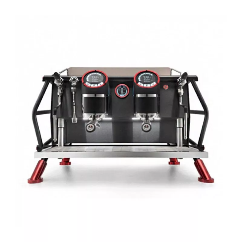 Кофемашина эспрессо рожковая Sanremo Cafe Racer Naked 2GR Black Red