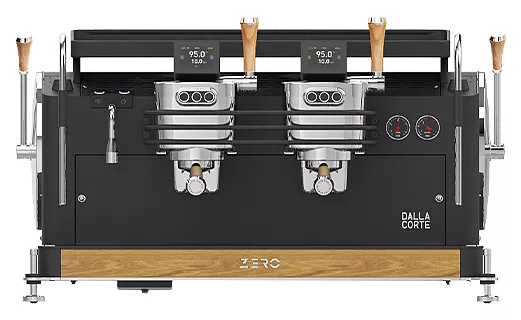 Кофемашина Dalla Corte 1 MC ZERO 2 DK 400 черный, дуб