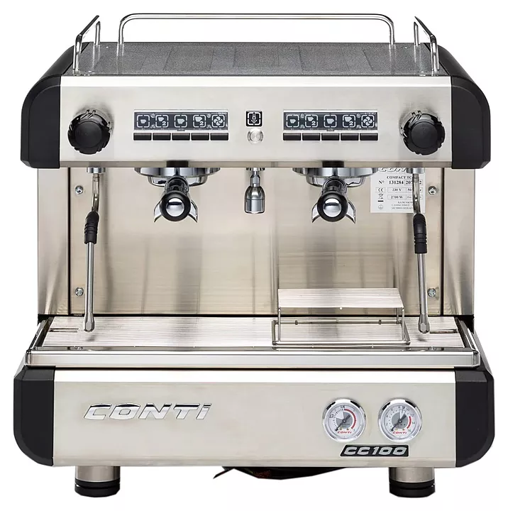 Кофемашина CONTI CC100 Compact TC 2Gr черная (под высокие стаканы)