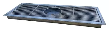 Ринзер для питчера Rinser 600x200х30 мм, врезной, с каплесборником