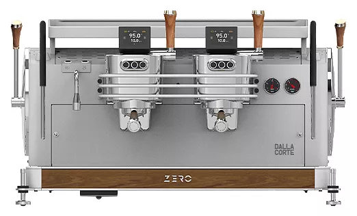 Кофемашина Dalla Corte 1 MC ZERO 2 WW 400 белый, грецкий орех