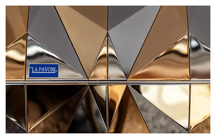 Полуавтоматическая кофемашина La Pavoni DIA2SV1667EU золотая