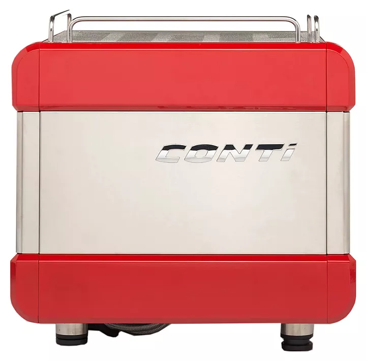 Кофемашина CONTI CC100 Compact TC 2Gr красная (под высокие стаканы)
