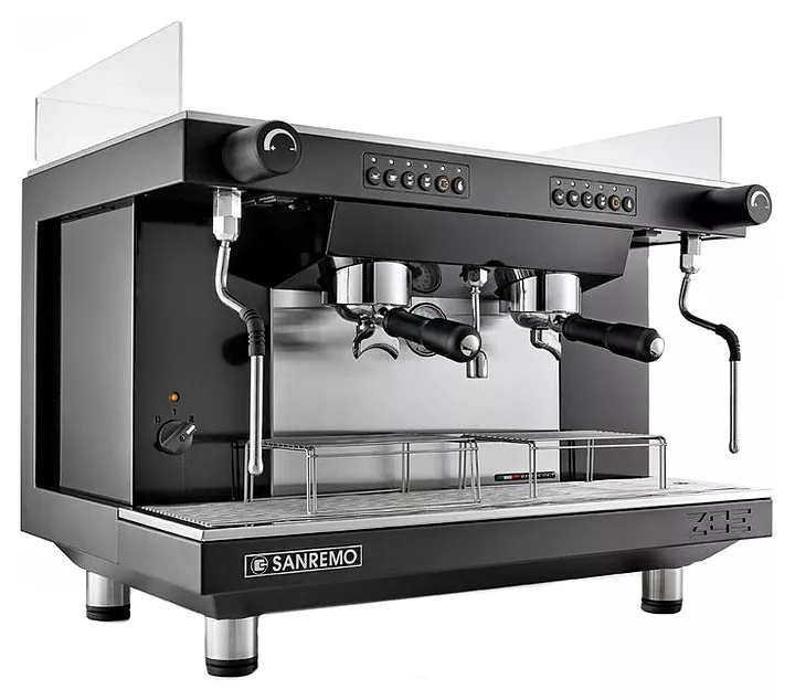 Кофемашина Sanremo Zoe SAP Tall 2 гр. высокие группы, черная