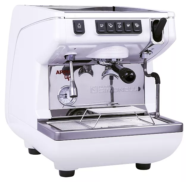 Кофемашина Nuova Simonelli Appia Life 1Gr V белая, высокая группа, автомат