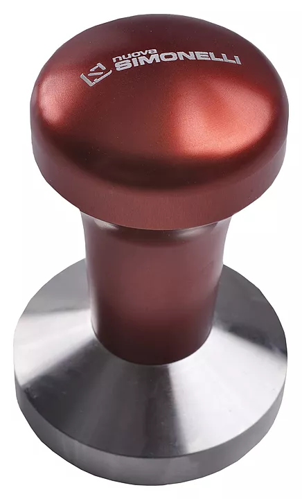 Темпер стальной Nuova Simonelli Tamper 58 мм красная ручка