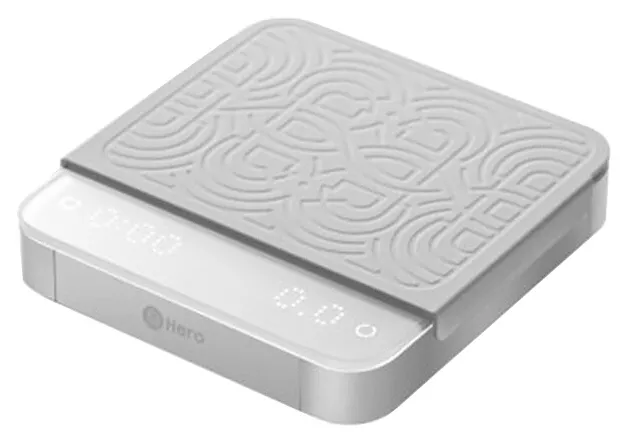 Весы для кофе ZeroHero Coffee scale белые, с силиконовым ковриком