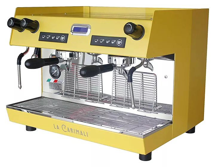 Кофемашина Carimali Nimble NI-E02-H-02 2 Gr высокие группы, желтая