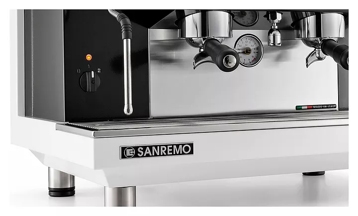 Кофемашина Sanremo Zoe Competition SED 2 низкие гр. автомат, белая