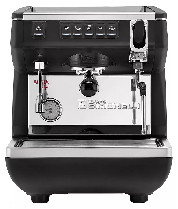 Кофемашина Nuova Simonelli Appia Life 1Gr V черная, высокая группа, автомат